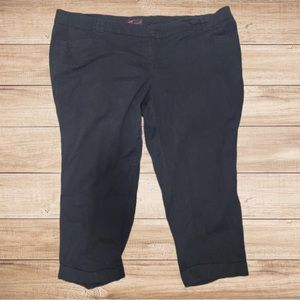 Pants Black Capri Cropped Torrid Women’s Plus Size Minimalist Stretch
